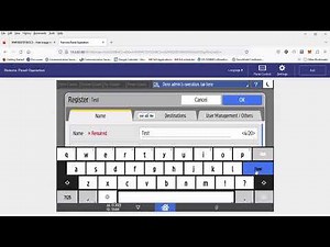 Quick & Easy Add Address Book Destination for Scan to Email on Ricoh MFP