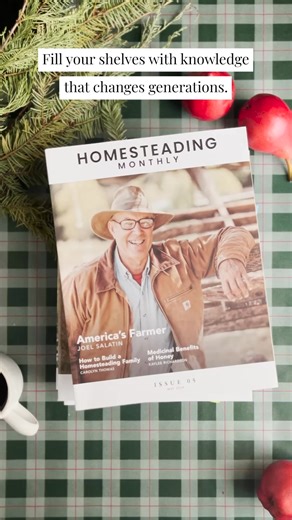 Come build the Homestead Library you’ve always dreamed of. Our Christmas Catalog is your once-a-year opportunity to grow your collection with exclusive bonuses and meaningful gifts automatically added to your cart along the way. Fill your shelves with wisdom that lives on. | Homestead Living