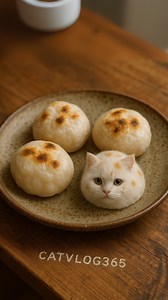 Mochi Dango Cat 🐾🍡 #cat #kitten #cutecat #food #mochi | Cat Vlog