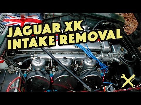 Jaguar XK Engine: Intake & Triple SU Carb Removal