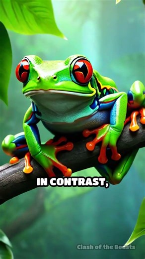 Glass Frog vs. Red-Eyed Tree Frog: Who Wins?