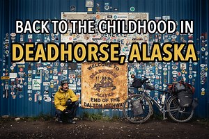 After four years of cycling, I am on the Dalton Highway in Alaska. It is the last road of my 33,000 km journey through the Americas. Deadhorse is my final destination. I push the pedal for the last time and dismount. My journey from Argentina to Alaska ends here. I roll my bicycle tyre by the arctic ocean, like I used to when I was a child. What if I have been at the same place all my life, but the earth spun under my tyres. My vision changes from reality to dream, dream to reality, and back to 