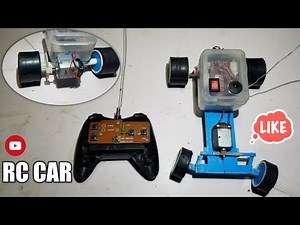 How to make RC car from PVC pipe at home👍