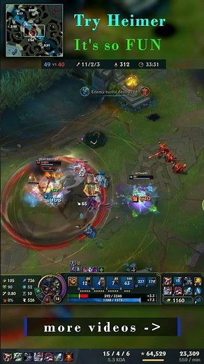 Heimer makes League easy 🤖 | League of Legends Clips