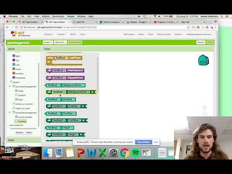 Make a 2 player guessing game app in MIT App Inventor -- CSE Activity 1.1.4