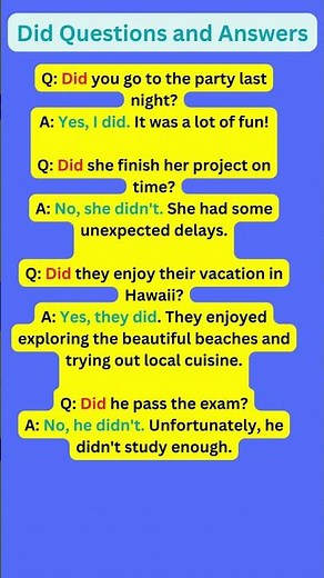 Did Questions and Answers | How to use did