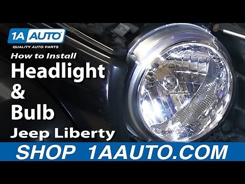 How to Replace Headlight Assembly 02-04 Jeep Liberty
