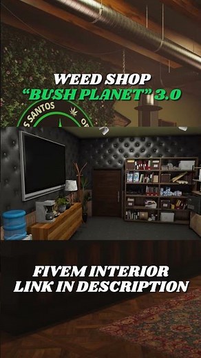 GTA 5 | Weed Shop "Bush Planet"3.0 | MLO Interior #fivem #gta5 #gta5rp #mlo