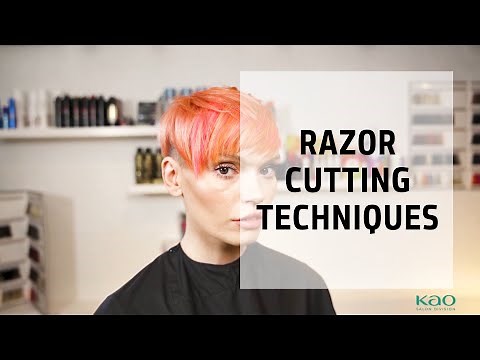Razor Cutting Techniques for Texture | #creativityneverstops | Goldwell Education Plus
