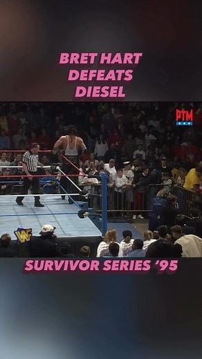 3.4K views · 54 reactions | “Bret Hart Shocks Diesel! ⚡ The Hitman Becomes WWE Champion at Survivor Series ‘95” | World News Time | Facebook