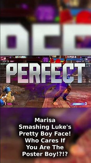 Street Fighter 6 - Marisa Smashing Luke's Face In #streetfighter #sf6 #streetfighter6marisa