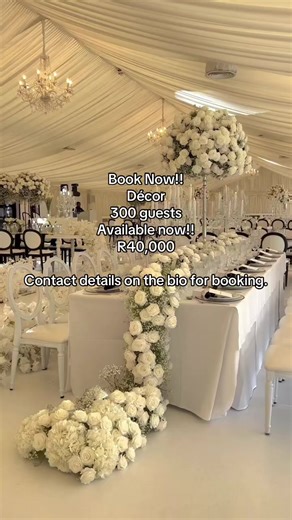 Stunning Event Décor for 300 Guests