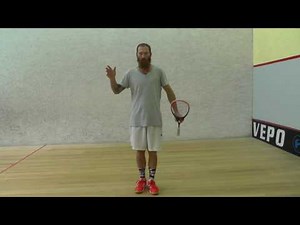 Squash - Forehand Drop Shot with Progression and Deception