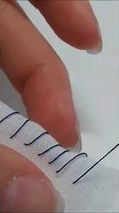 SIMPLE HAND OVERCAST. Complete tutorial on my YouTube channel. #sewing #sewing #sewing