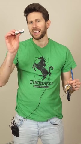 Simplest self-braking pulley