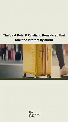 When legends unite, the Internet can’t stay calm! Virat Kohli × Cristiano Ronaldo this ad is pure fire! #ViratKohli #CristianoRonaldo #LegendsUnite #InternetBreaker #IconicCollab | The Marketing Tadka