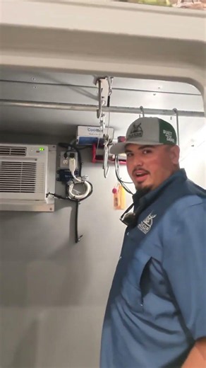 This is the best walk in cooler for butchering your deer! #huntinseason #deer #hunt #hunting