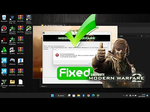 How to fix 'couldn't load FILESYSCHECK.CFG' error in CALL OF DUTY MODERN WARFARE 2 on PC 💻🎮💯