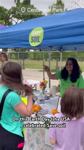 Isha USA 🇺🇸 Celebrating Save Soil on Earth Day 🌍 #savesoil #earhday #consciousplanet #tennessee