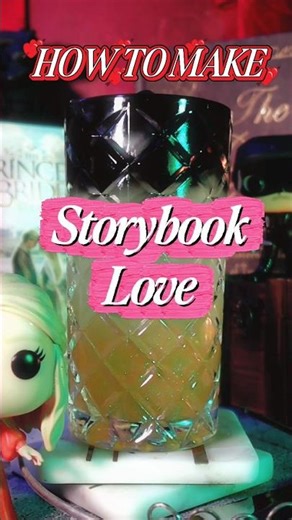 Storybook Love (A cocktail inspired by The Princess Bride) #shorts #cocktailrecipes #princessbride