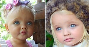 She was labeled a real-life doll when she was just 2 years old – wait and see how she looks today, years later