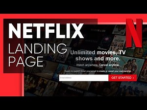 Netflix Clone in HTML & CSS - Build Netflix Landing Page - HTML Tutorial for Beginners in Hindi