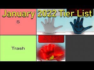 [OLD] Slap Battles Glove Tier List - January 2022 Roblox Slap Battles