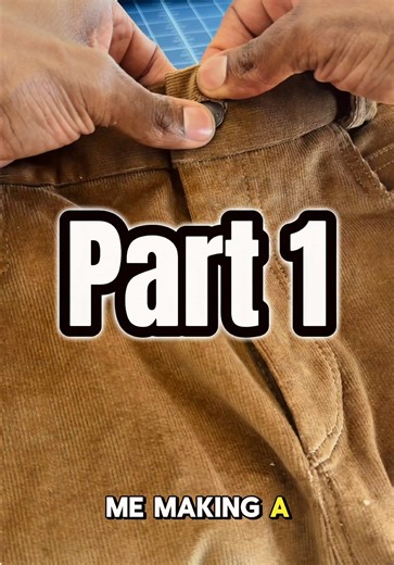 I did wardrobe inventory and realized I didn’t have something in stock. 👖 Pattern: NDF x KnowMe Patterns #ME2087 @simplicity_creative_group #norrisdantaford #dopemensew #simplicitypatterns #mensewing