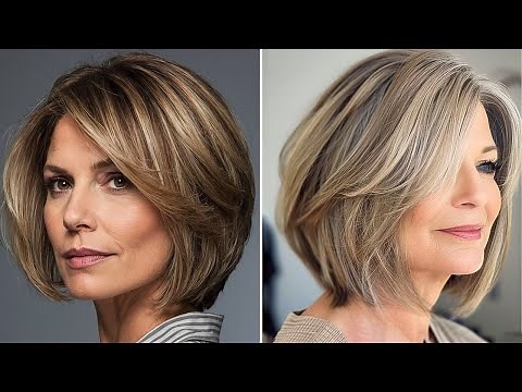 15+ Gorgeous Hairstyles For Women Over 50 With Thick Hair | Pretty Hair