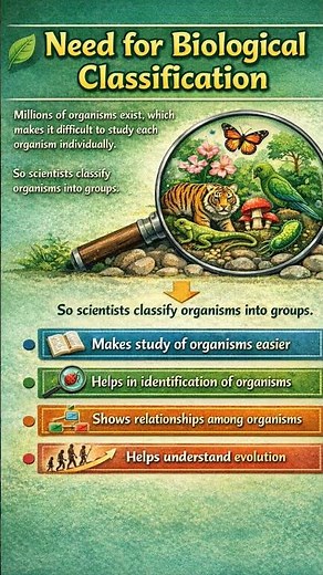 Class 11 Biology | Need for Biological Classification | Chapter 1 The Living World | Easy Notes