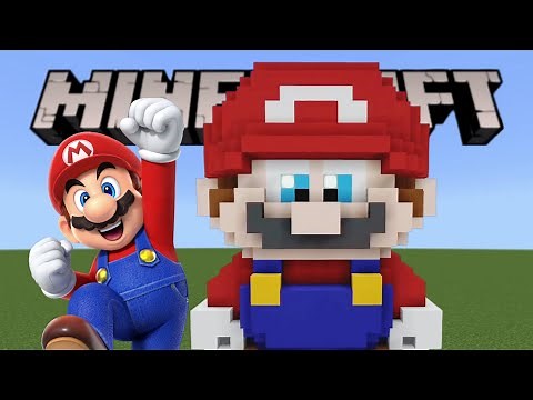 How to build Mario in Minecraft (with action feature)