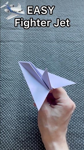 Easy Origami Fighter Jet Tutorial ✈️ | How to Make a Cool Paper Plane