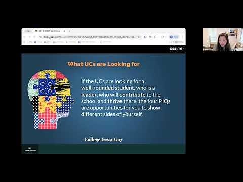 How to Answer the University of California's Personal Insight Questions (UC PIQs) in 2025