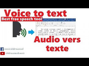 Best free speech to text, transcription audio vers texte avec Google doc_Voice to text