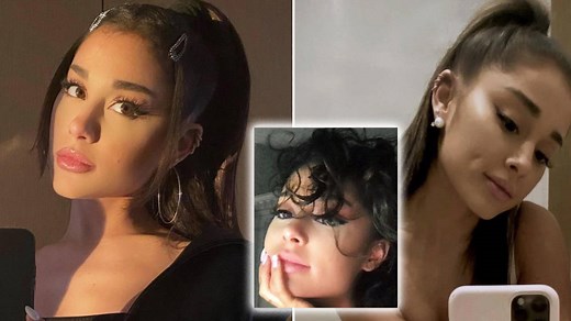 This is what Ariana Grande's natural curly hair looks like