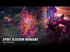 Spirit Blossom Morgana Skin Overview - Skill Showcase - League Of Legends