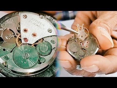 ⌚Citizen Winding watch movement repair |⏰ Watch Service for begginers ✨