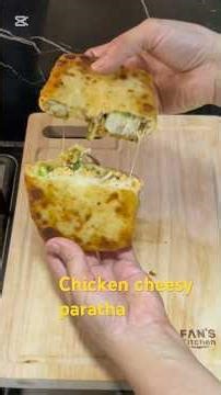 Chicken cheesy paratha 🫓 #Chicken paratha 🫓 #ChickenRecipes#