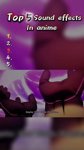 Top 5 Sound Effects in Anime You Need to Hear