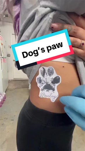 Tattoo of her dogs Paw #ribtatt #dogspawtattoo #dogspawprint #Marleytattoo #marleyandme #puppylove #puppypawprint #pawprinttattoo #pawprinttattoos #chicanotattooartist #latinotattooartist #ribtattoo #ribtattooideas #brownlabrador #bigdogpaw #bigdog #tattootok #tattoofyp #tattootiktok #tattooartist #paulanka #paulankapuppylove
