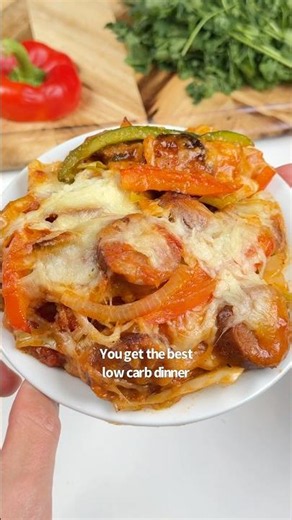 Easy Low Carb Sausage & Cabbage Dinner 🤤🔥🙌