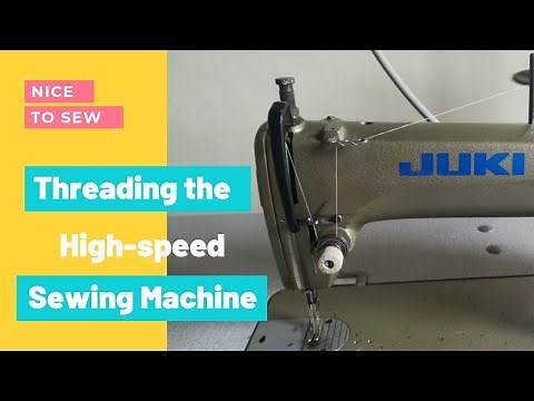 Threading the High-speed Sewing Machine