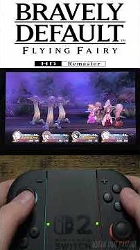 Bravely Default HD Remaster Nintendo Switch 2 Gameplay Tabletop Joycon