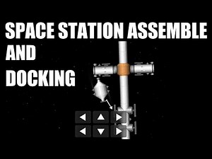 How to assemble space station in spaceflight simulator | How to dock space station in sfs 1.5 - 1.6