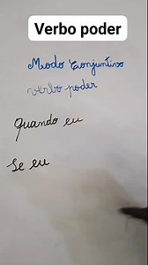 Conjuntivo do verbo poder | Aurélio Domingos Diogo