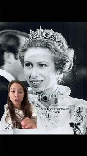 Princess Anne's Festoon Tiara | #princessanne #diamonds #tiara #royalfamily #naturaldiamonds