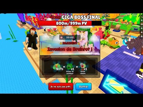 avec NONO on bat le BOSS FINAL pour GAGNER la Base Désert dans Plants vs Brainrot