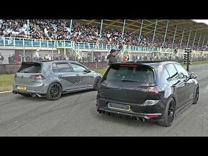 Volkswagen Golf 7 GTI TCR vs VW Golf 8 R vs VW Golf 7 R - DRAG RACE!