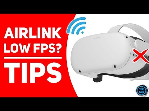 OCULUS QUEST 2 AIRLINK - Low FPS and Stutters on PCVR games ? TIPS TO FIX IT !
