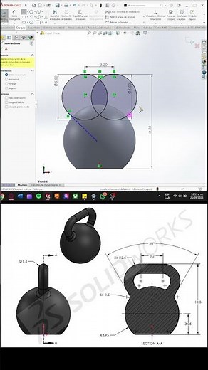 SOLIDWORKS CSWA Practice Problem 8.3 #3dmodelingsoftware #cad #cadsoftware #solidworks #solidworks